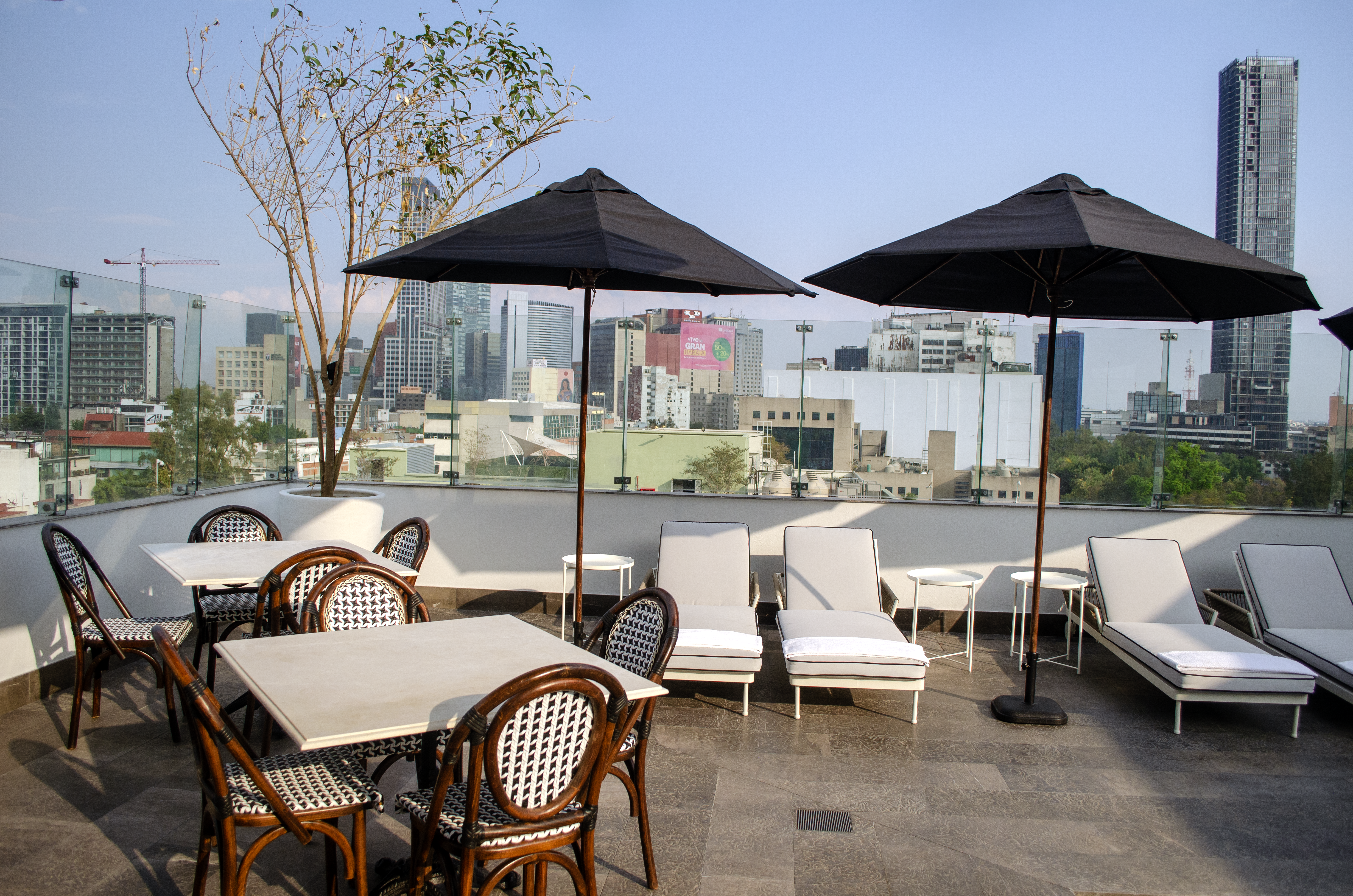 Echaderos en el rooftop